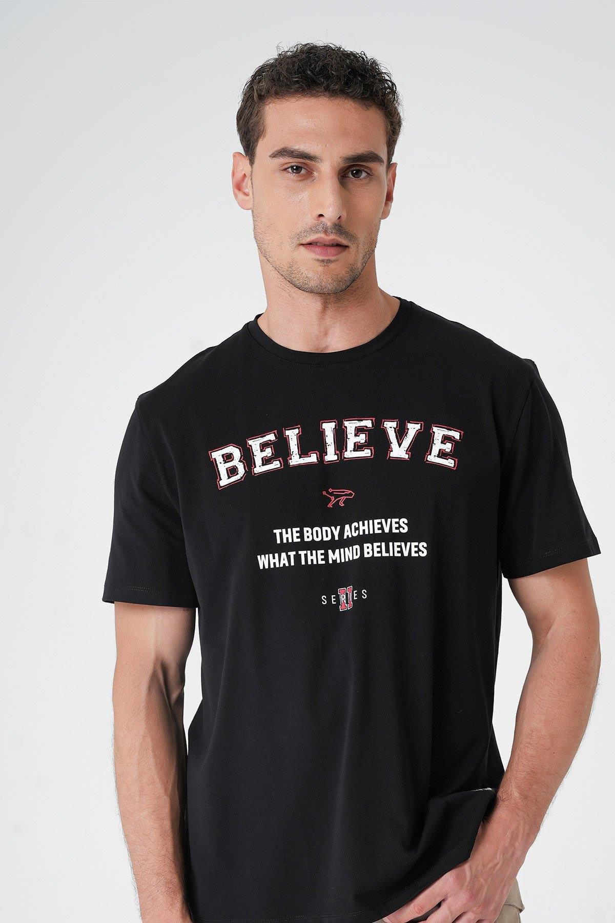 Believe T-Shirt By Ertan Balaban - SİYAH
