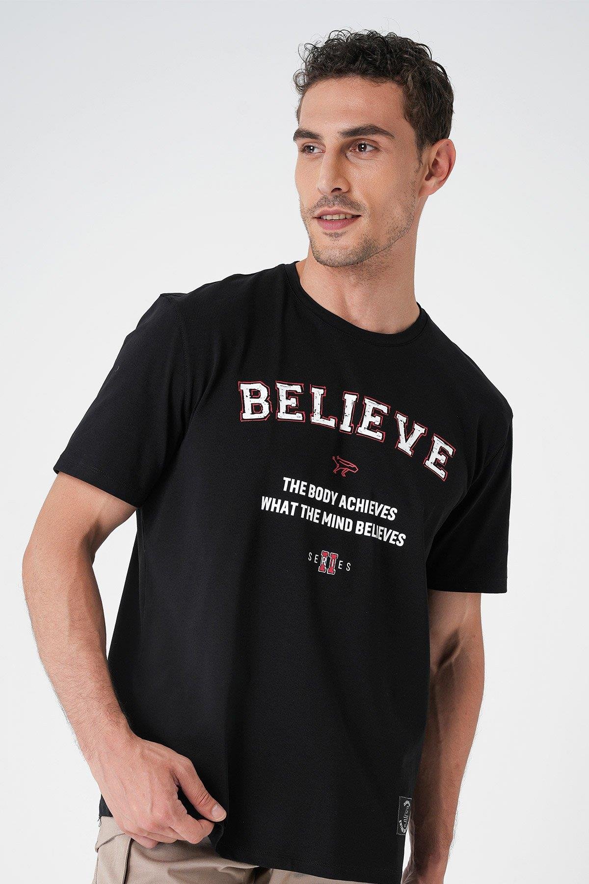 Believe T-Shirt By Ertan Balaban - SİYAH