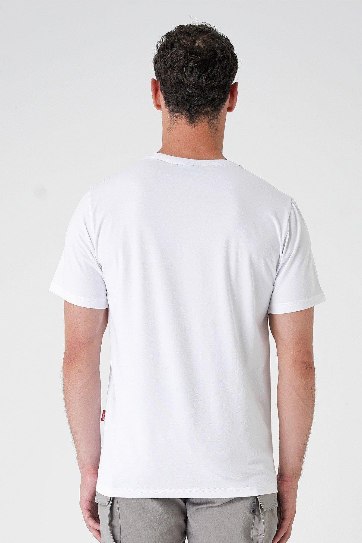 Casual Neo Organic T-Shirt - BEYAZ
