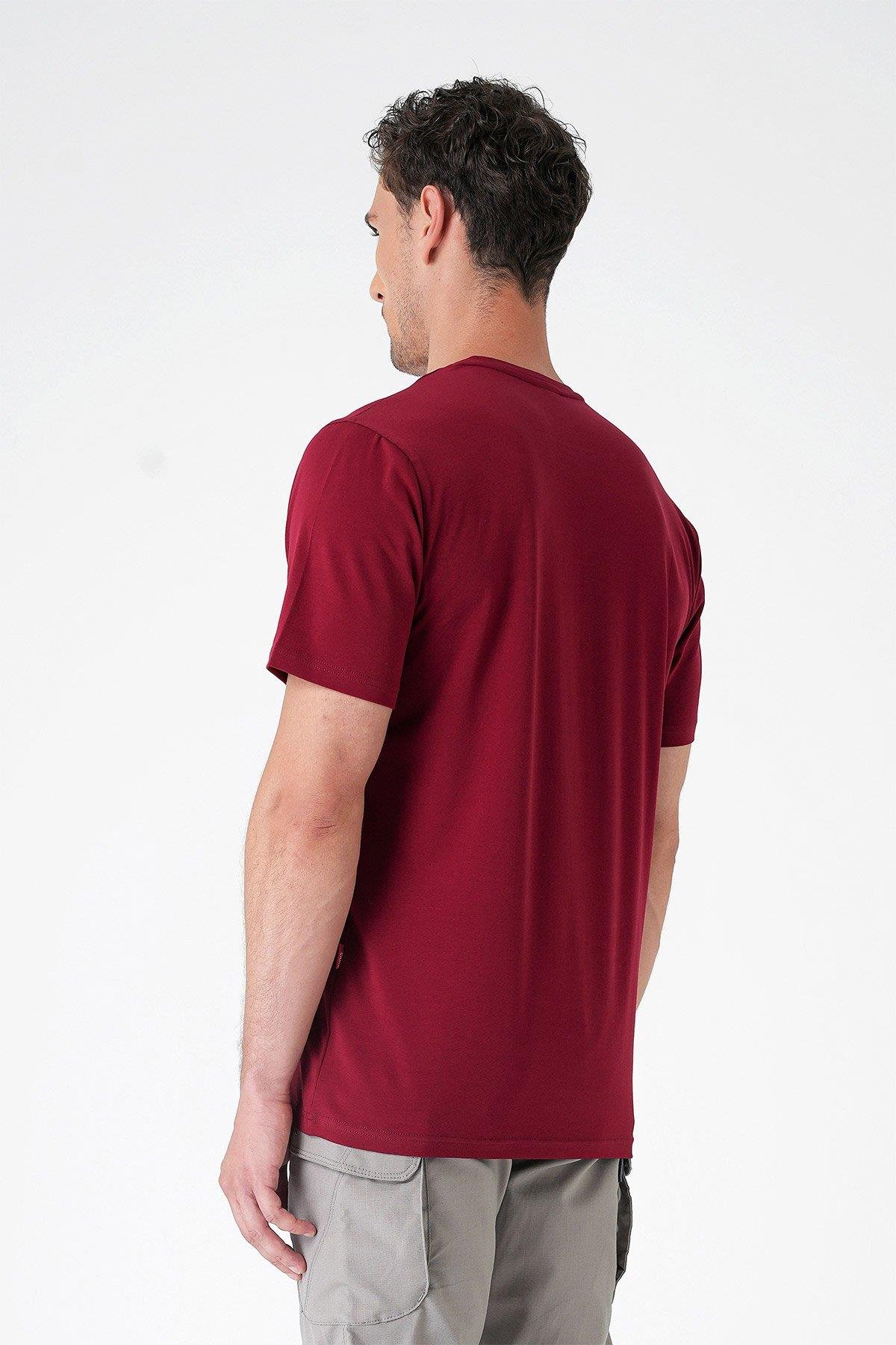 Casual Neo Organic T-Shirt - BORDO
