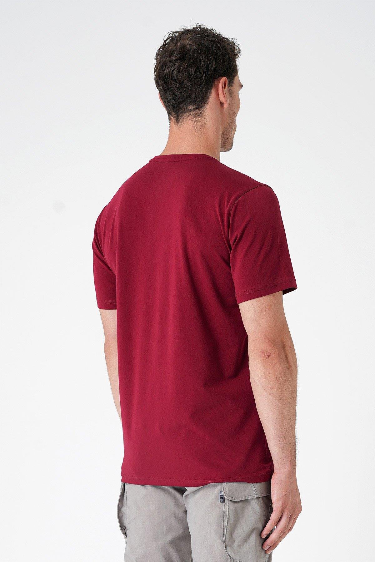Casual Neo Organic T-Shirt - BORDO