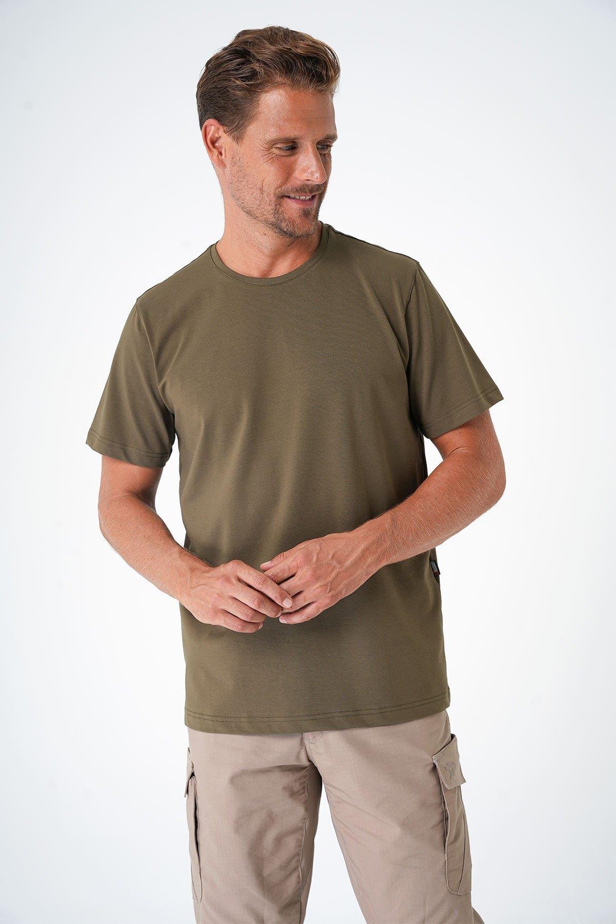 Casual Neo Organic T-Shirt - HAKİ