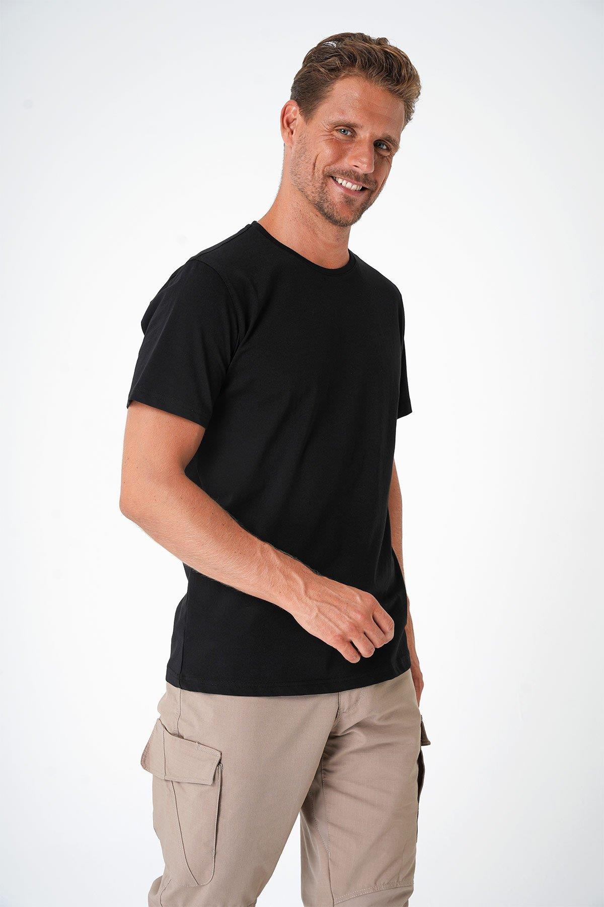 Casual Neo Organic T-Shirt - SİYAH