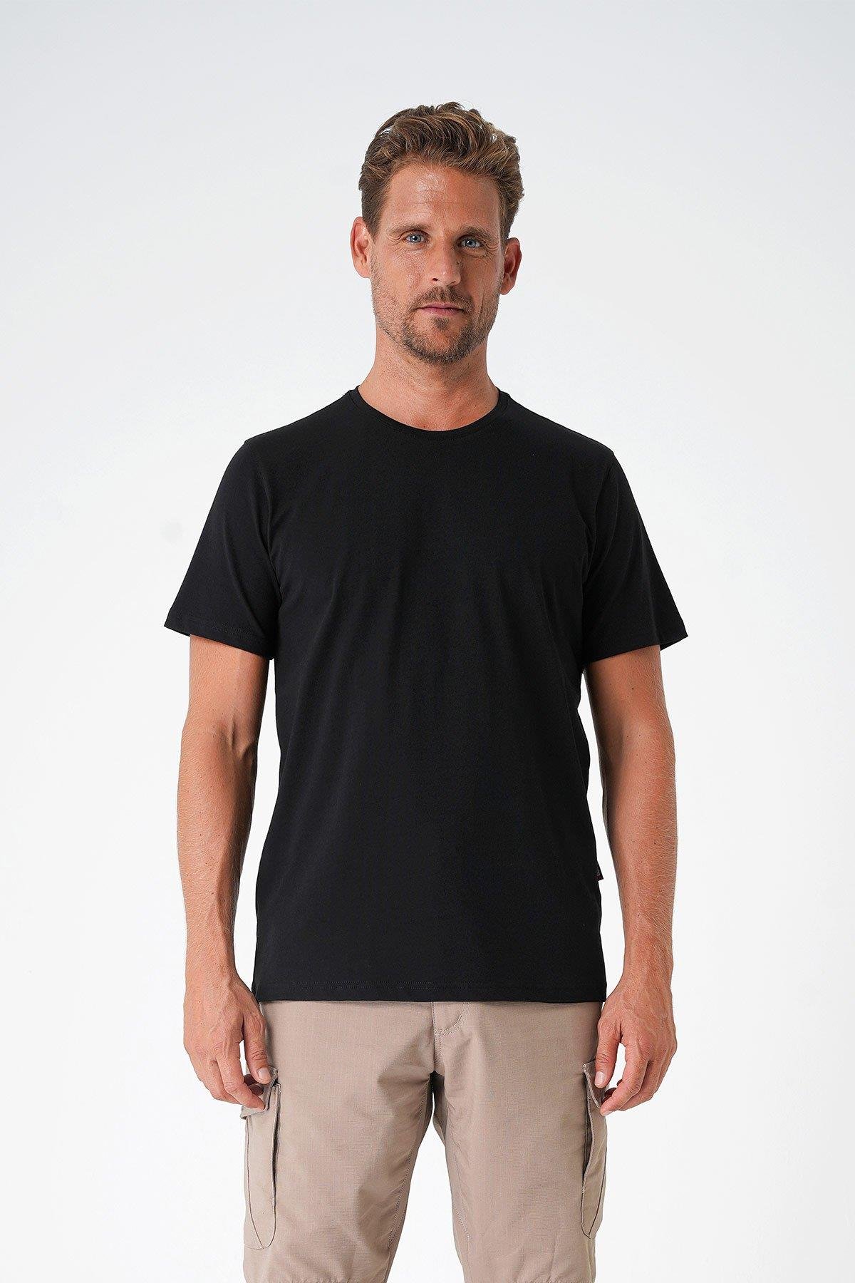 Casual Neo Organic T-Shirt - SİYAH