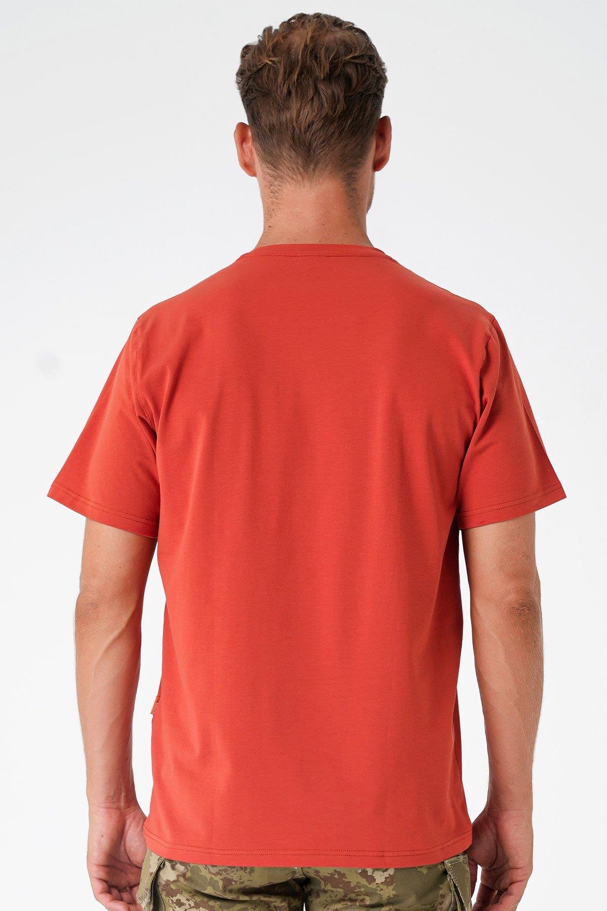 Casual Neo Organic T-Shirt - TURUNCU