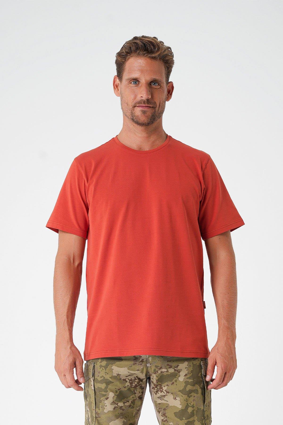 Casual Neo Organic T-Shirt - TURUNCU