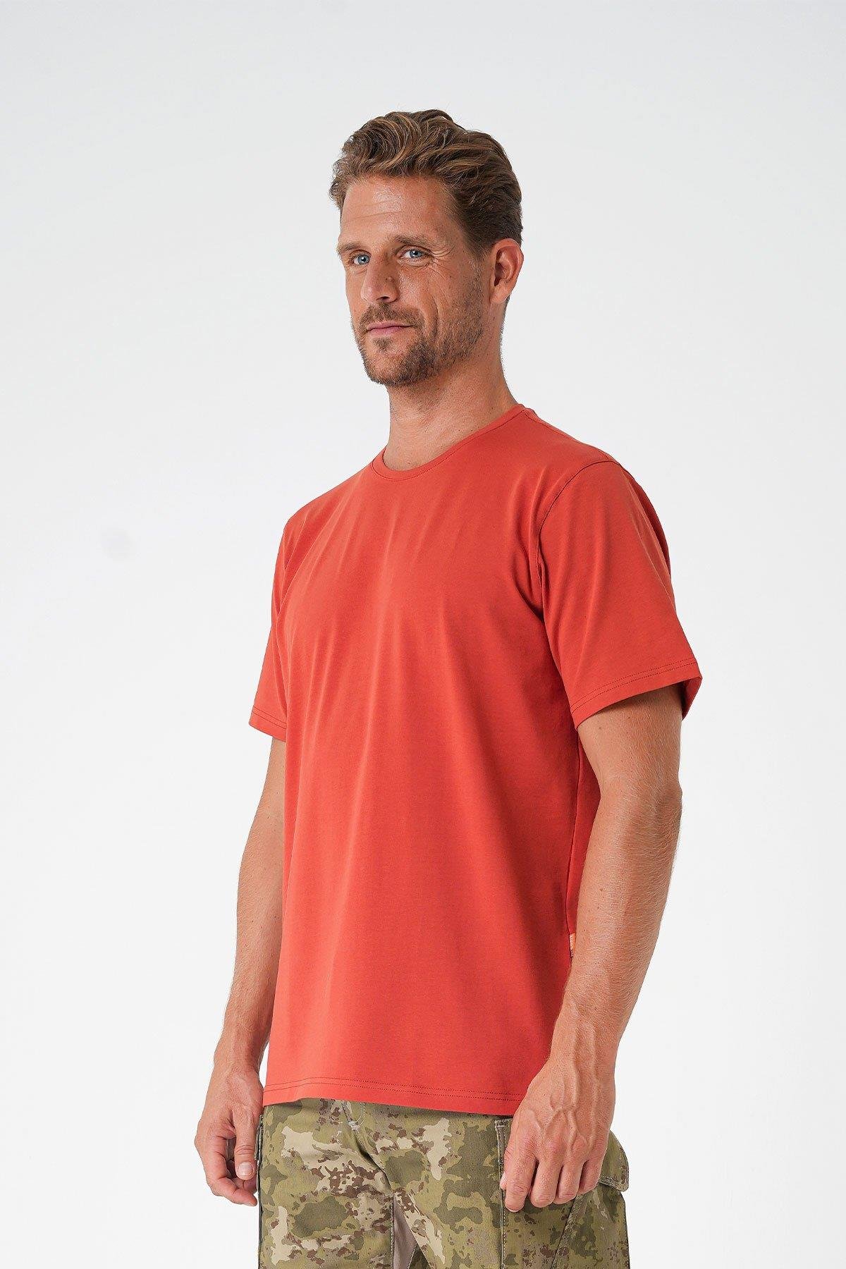 Casual Neo Organic T-Shirt - TURUNCU