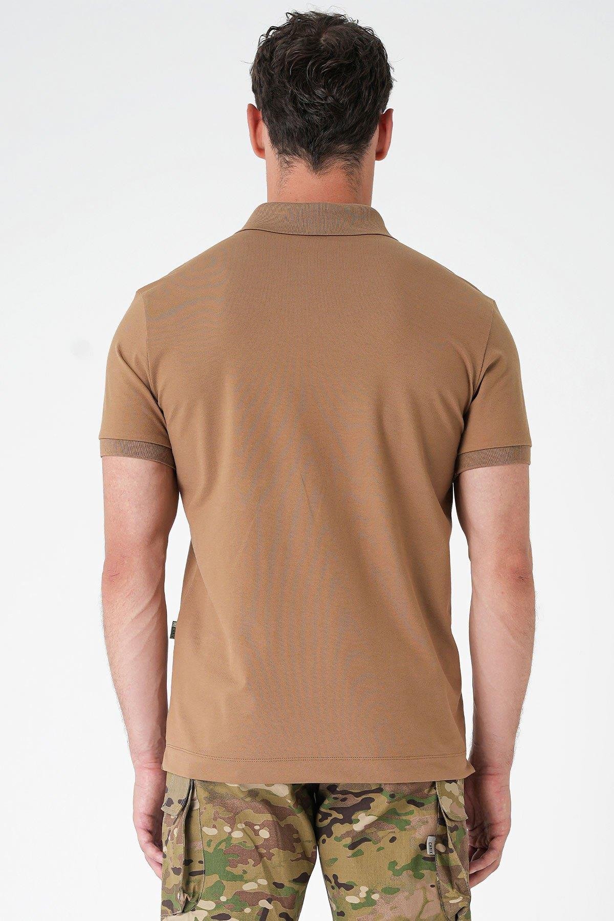 Casual Ryker Polo T-Shirt - CAMEL