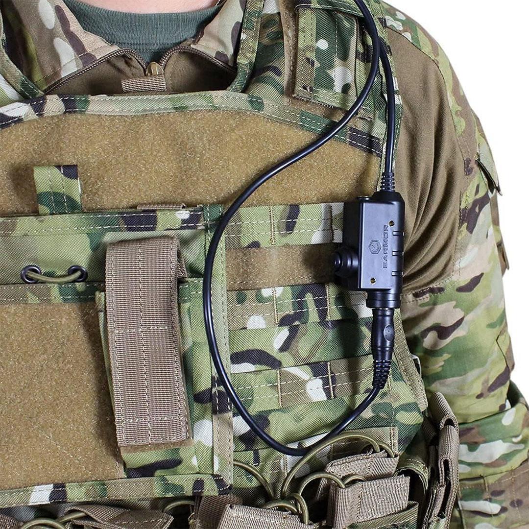 Earmor M51 PTT Kablo ve Butonu