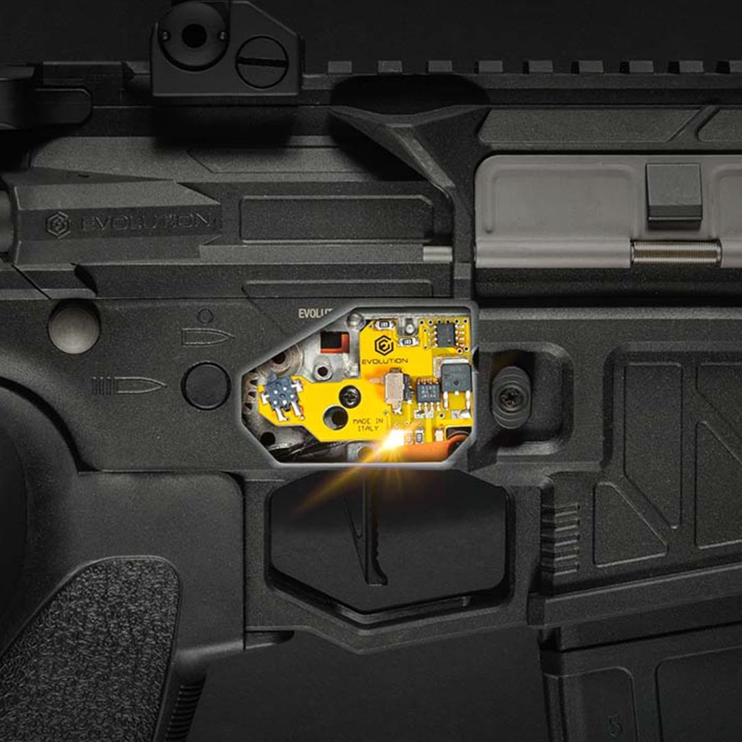 Evolution Ghost L EMR Carbontech ETS Airsoft Tüfeği + 7.4v LiPo Pil