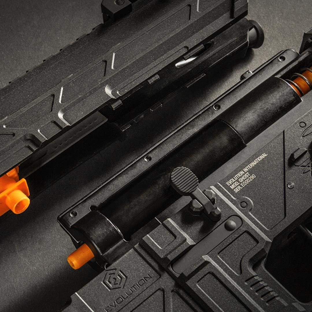 Evolution Ghost M EMR A Carbontech ETS Airsoft Tüfeği + 7.4v LiPo Pil