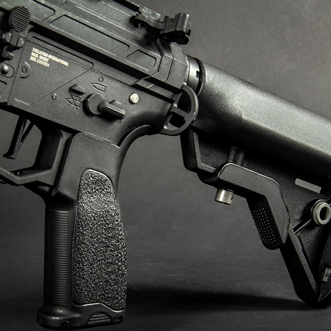 Evolution Ghost M EMR A Carbontech ETS Airsoft Tüfeği + 7.4v LiPo Pil