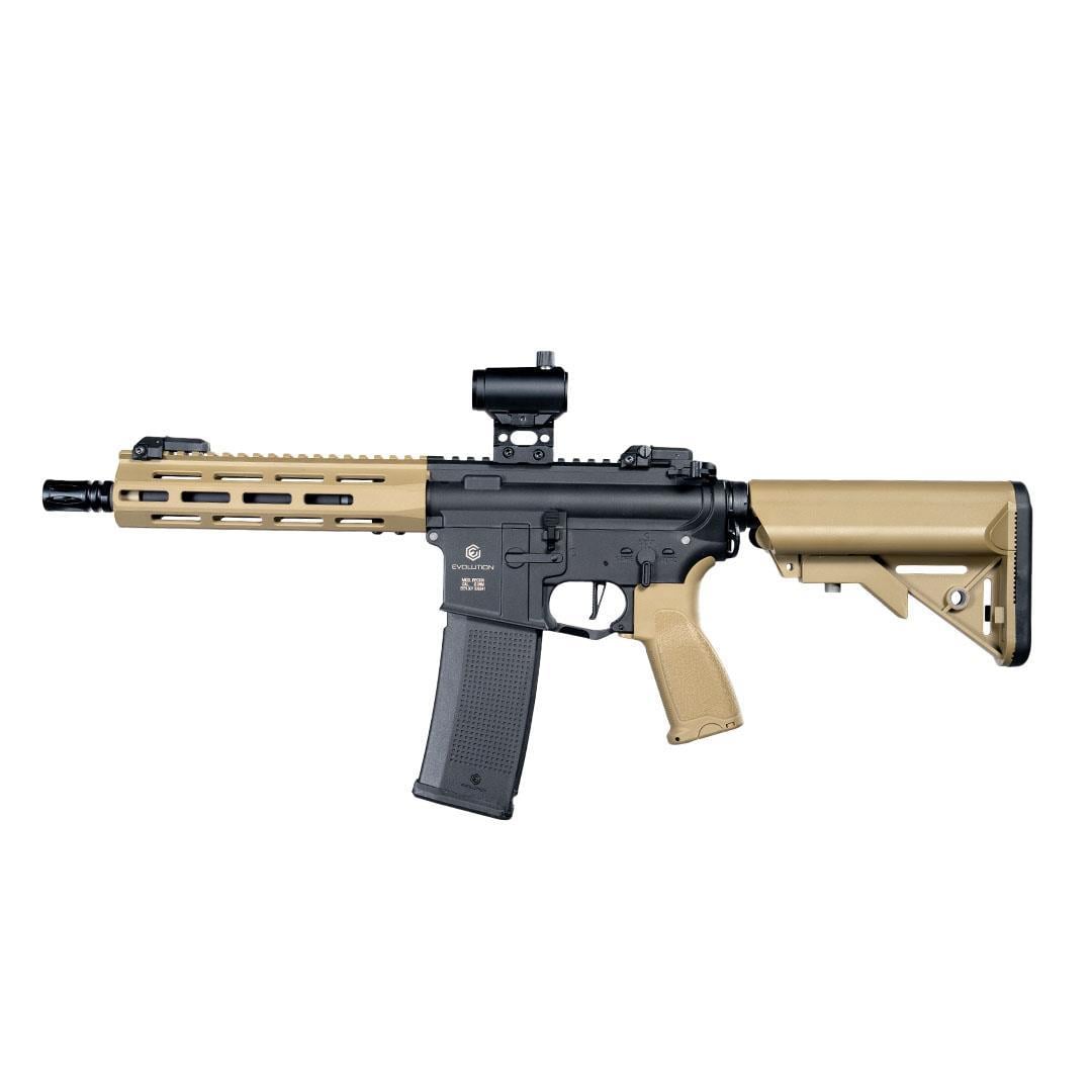 Evolution Recon S-PACK 10'' Carbontech Siyah-Tan Airsoft Tüfeği + 7.4v LiPo Pil