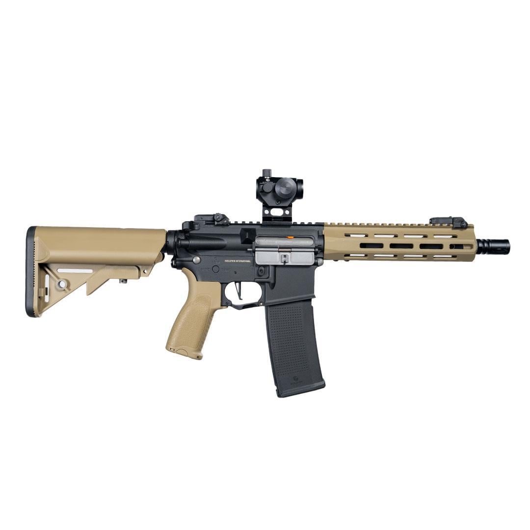 Evolution Recon S-PACK 10'' Carbontech Siyah-Tan Airsoft Tüfeği + 7.4v LiPo Pil