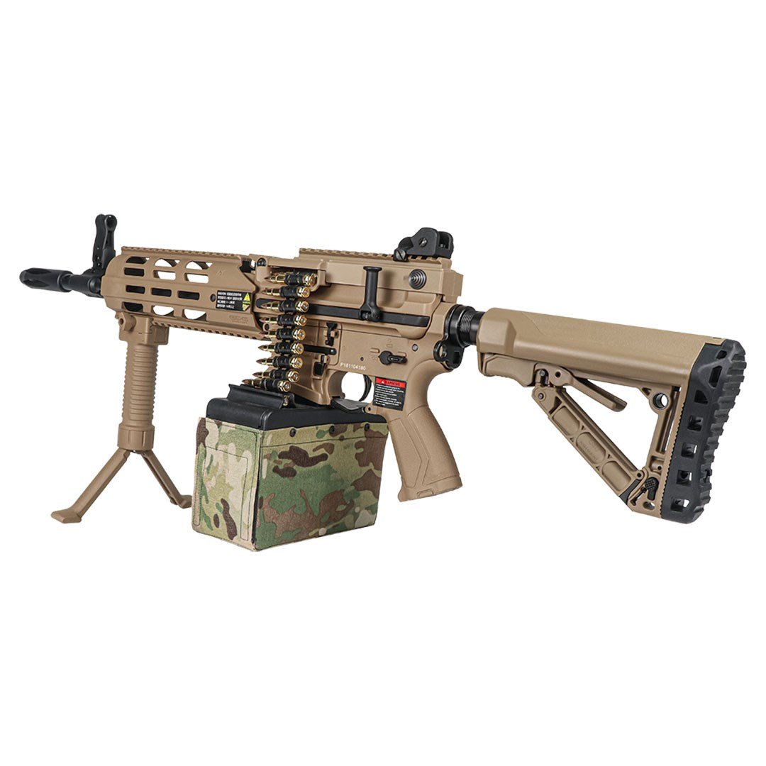 G&G CM16 LMG Tan Airsoft Tüfeği