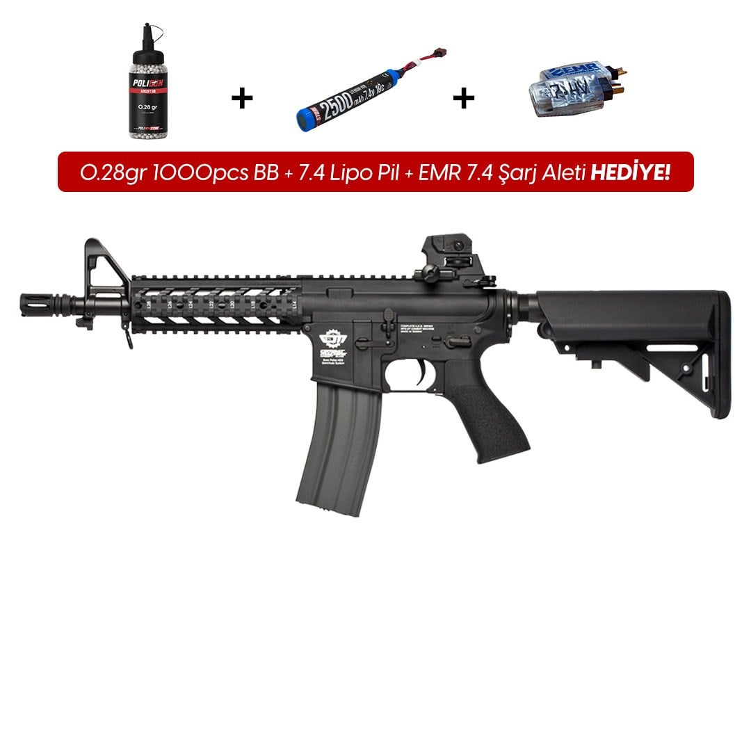 G&G CM16 Raider Siyah Airsoft Tüfeği