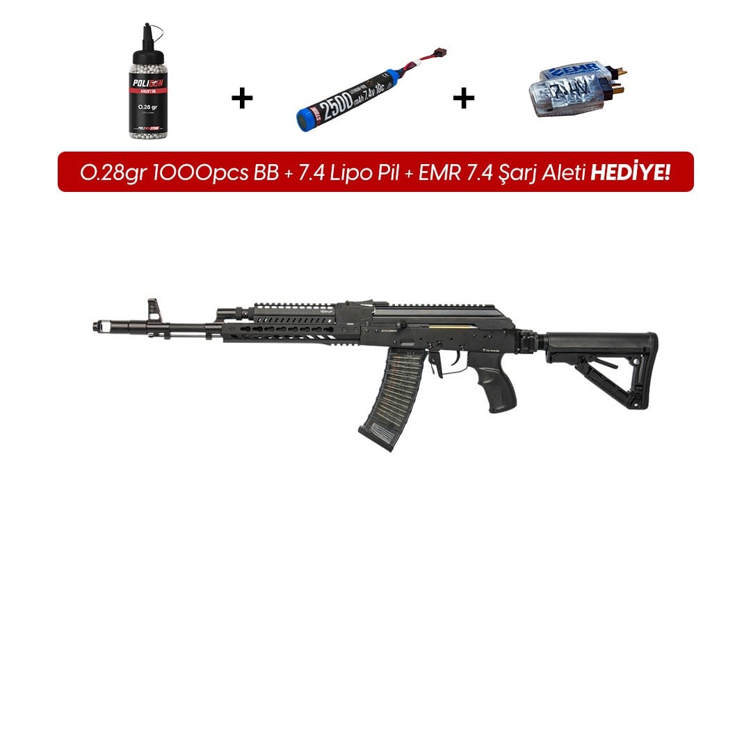 G&G RK74-T Siyah Airsoft Tüfeği