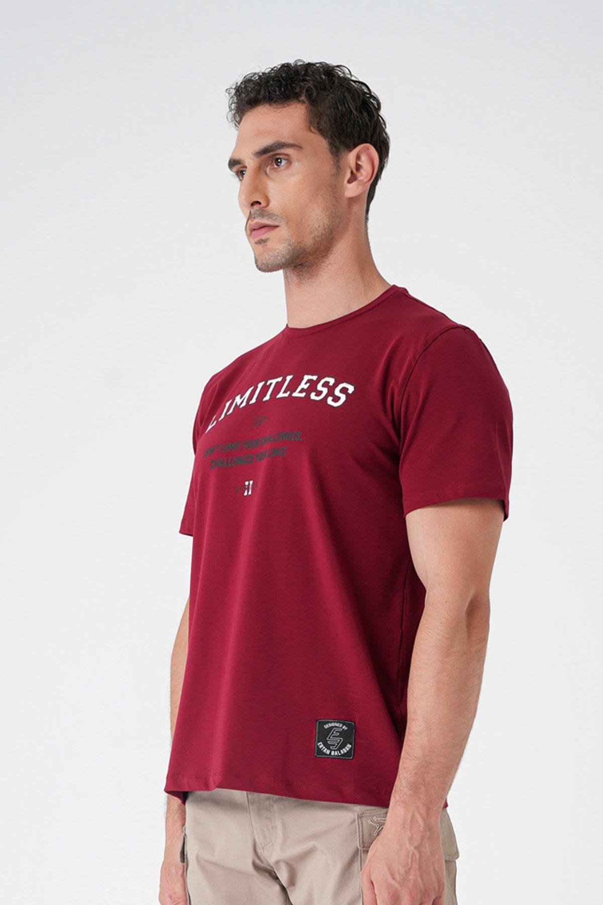 Limitless T-Shirt By Ertan Balaban - BORDO