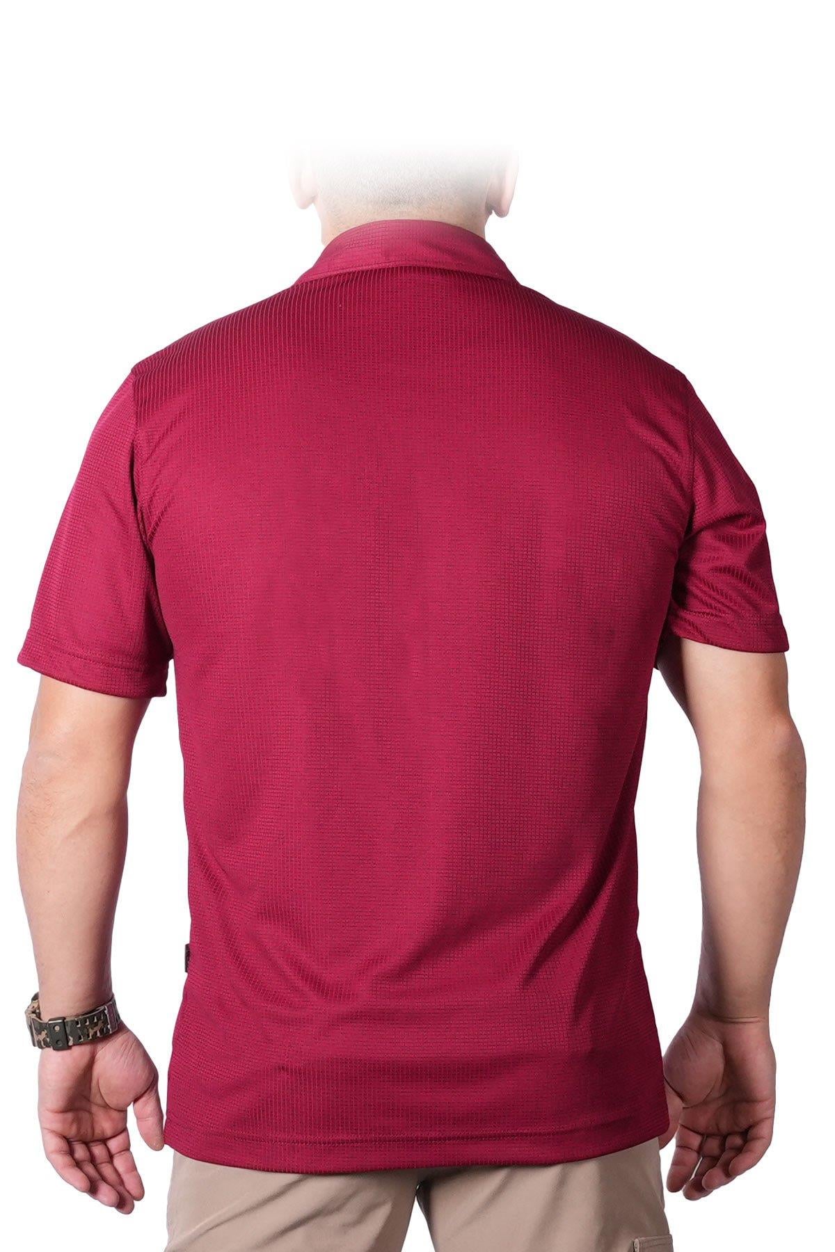MECANIK® Dry Touch® Polo T-Shirt - BORDO