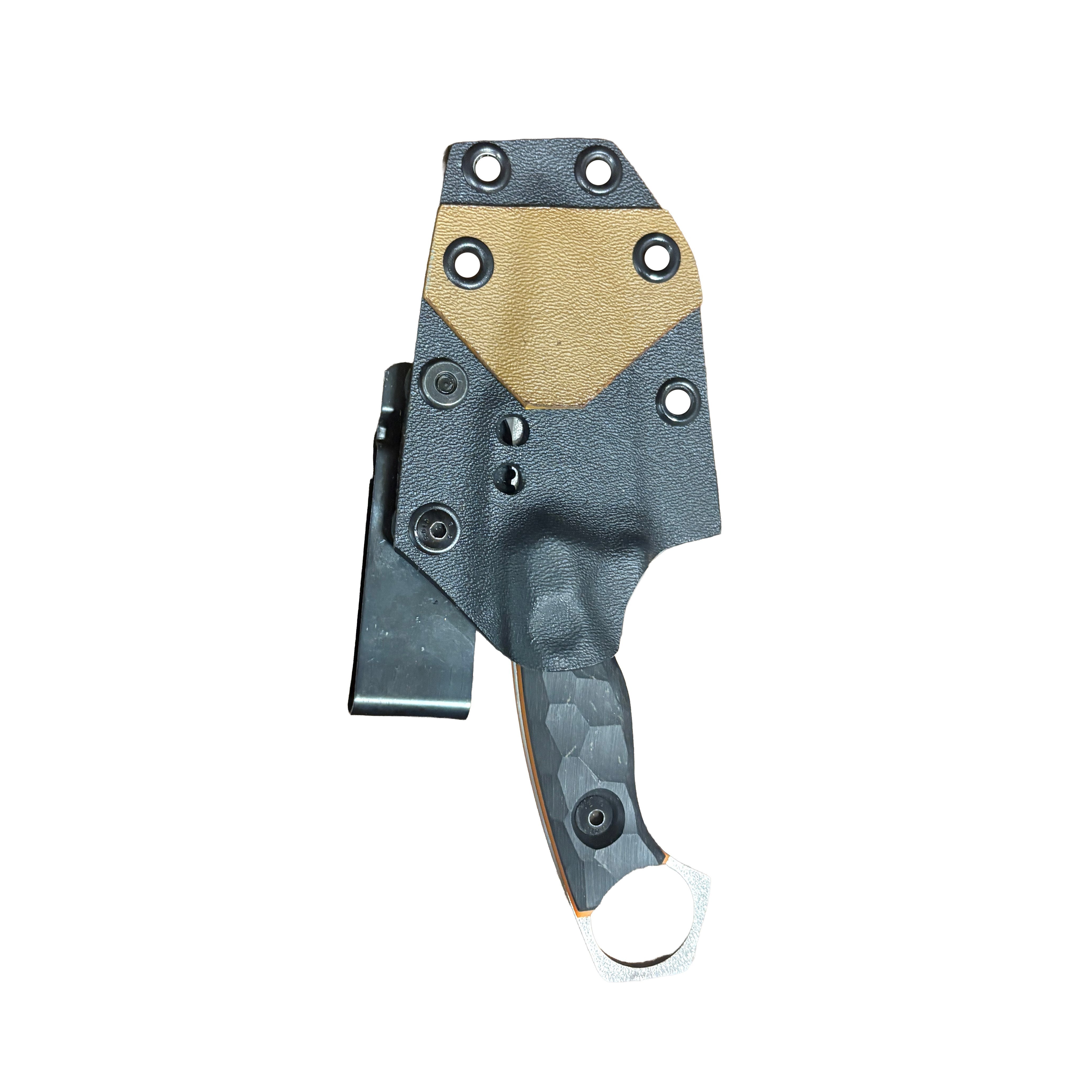 Pusat Knife N690 Parmak Halkalı Drop Point Taktik Bıçağı