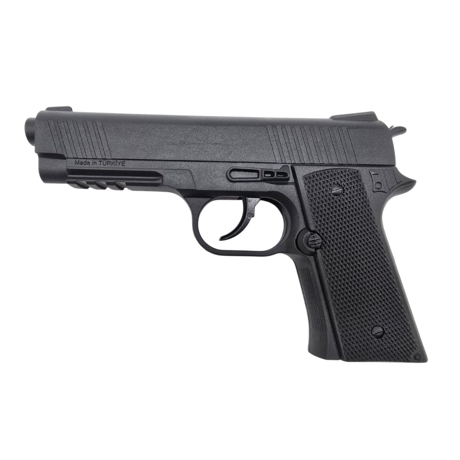 Rubino RBN-1911 Siyah Havalı Tabanca + 10 Adet Co2 + 3 Adet 4.5mm BB + Taşıma Çantası + Balistik Gözlük