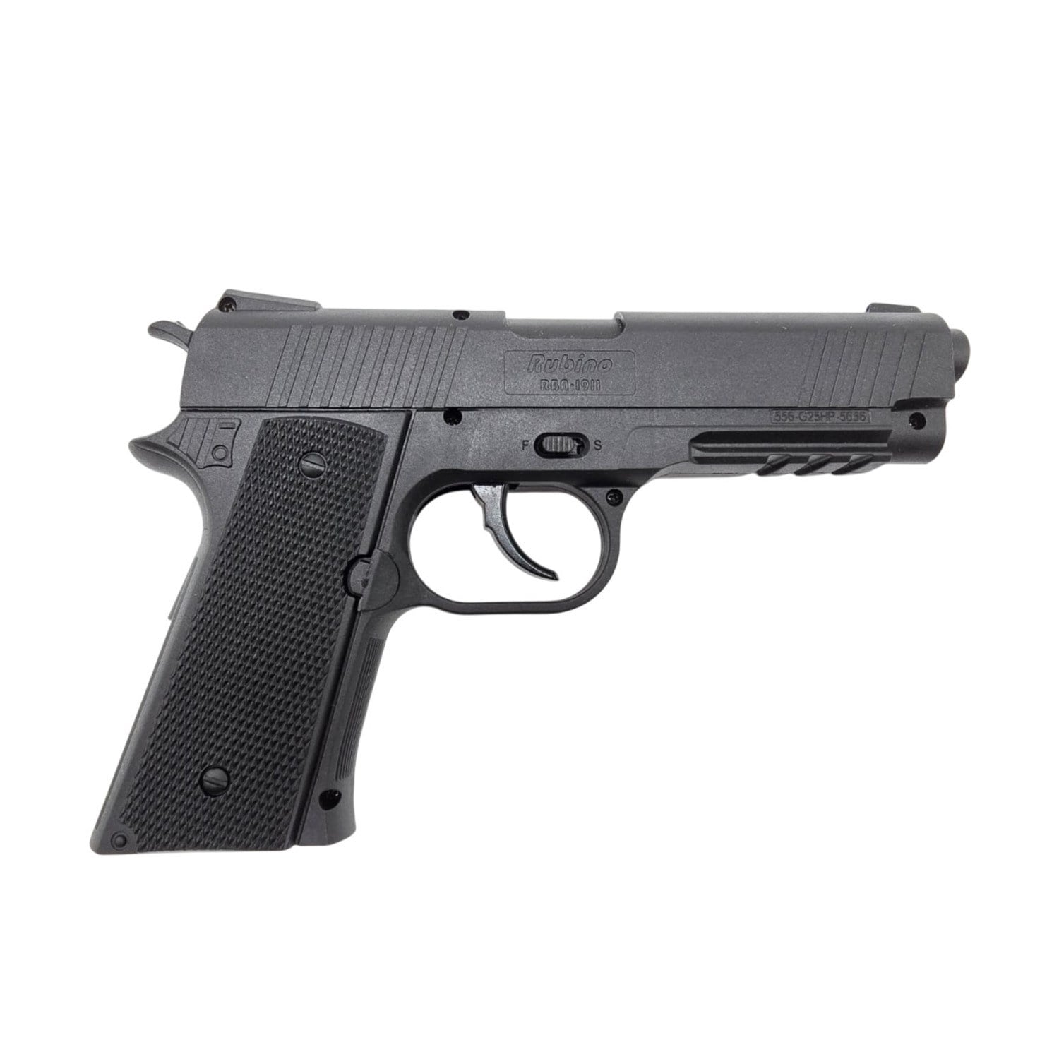 Rubino RBN-1911 Siyah Havalı Tabanca + 10 Adet Co2 + 3 Adet 4.5mm BB + Taşıma Çantası + Balistik Gözlük
