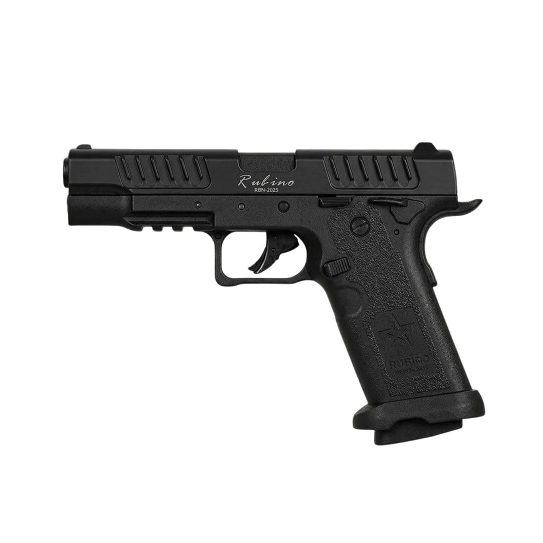 Rubino RBN-2025 Blowback Siyah Havalı Tabanca + 10 Adet Co2 + 3 Adet 4.5mm BB + Taşıma Çantası + Balistik Gözlük