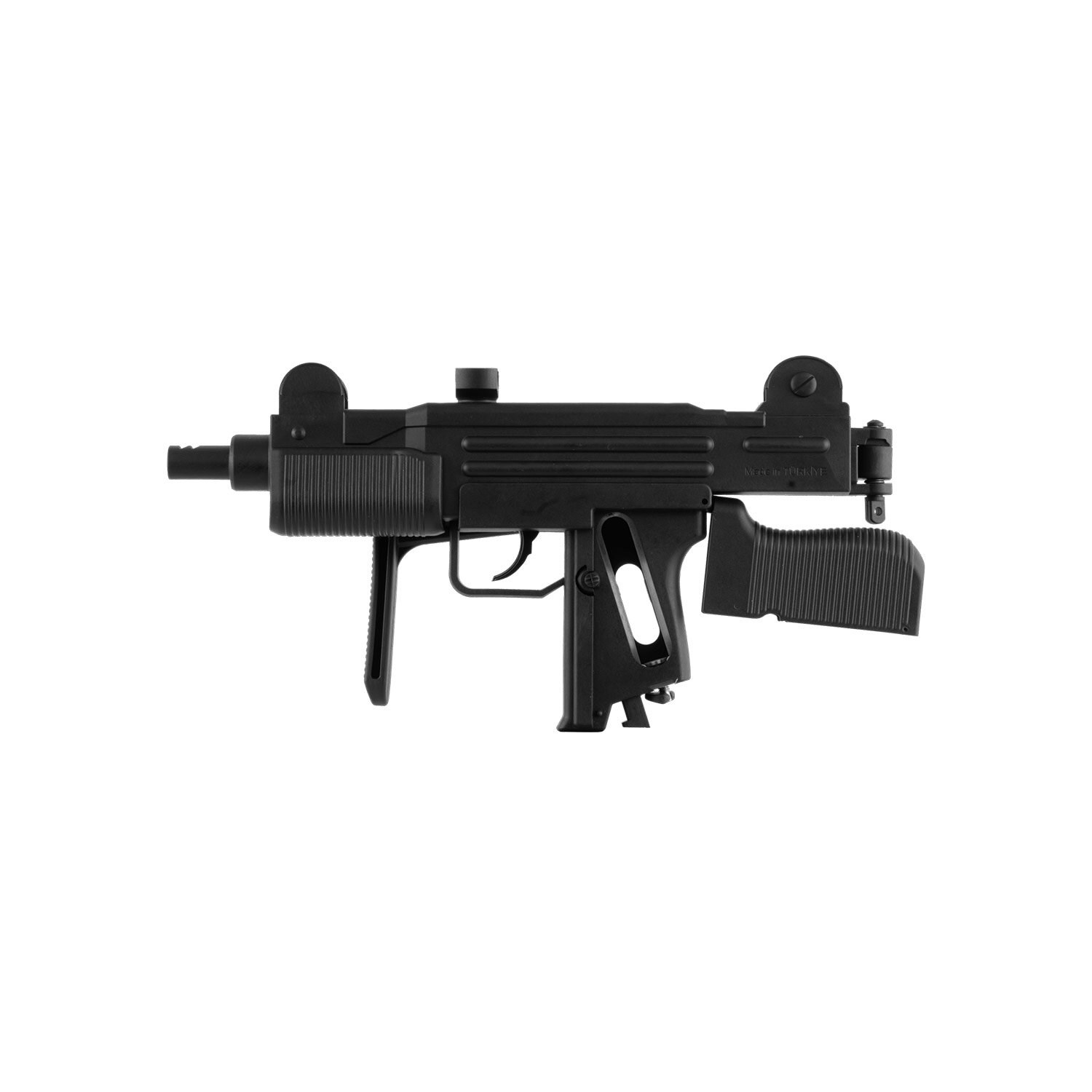 Rubino RBN-CP66 Uzi Siyah Havalı Tabanca + 10 Adet Co2 + 3 Adet 4.5mm BB + Taşıma Çantası + Balistik Gözlük