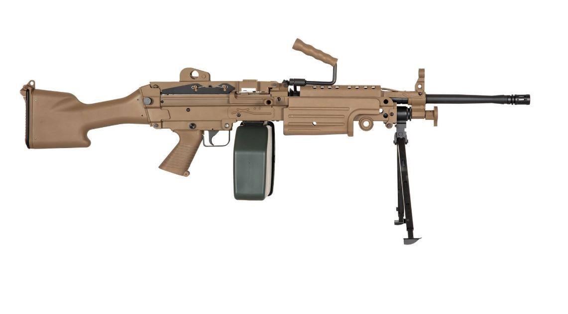 Specna Arms SA-249 MK2 CORE™ LMG Airsoft Tüfeği – Tan