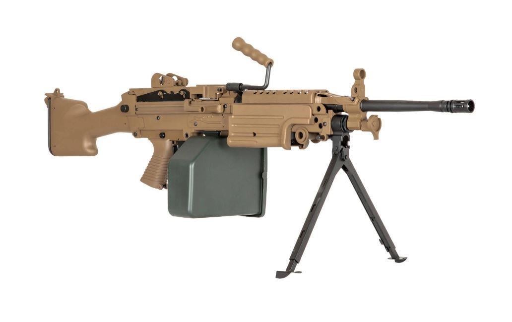 Specna Arms SA-249 MK2 CORE™ LMG Airsoft Tüfeği – Tan