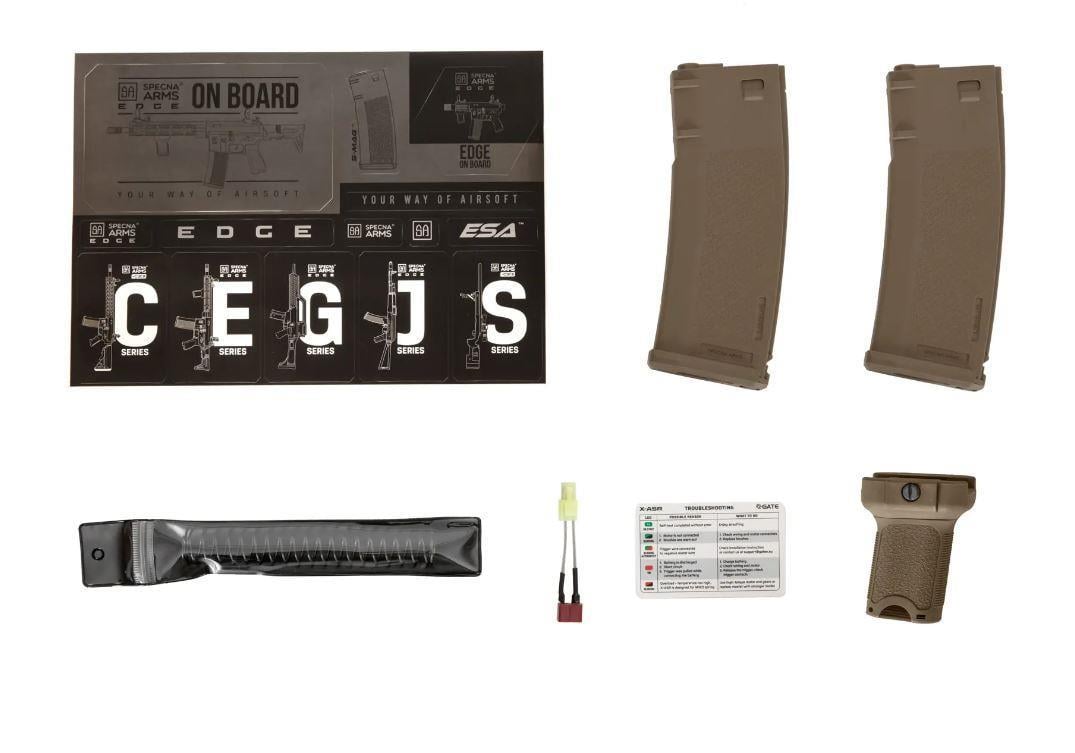 Specna Arms SA-E05 EDGE™ Airsoft Tüfeği – Light Ops Stock – Yarım Tan