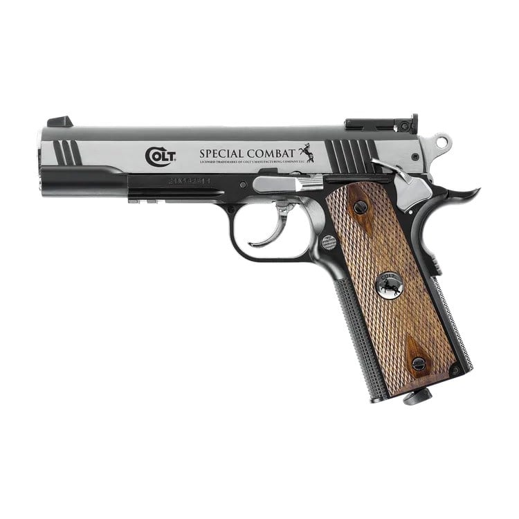 Umarex Colt Special Combat 4.5mm Havalı Tabanca + 10 Adet Co2 + 3 Adet 4.5mm BB + Taşıma Çantası + Balistik Gözlük