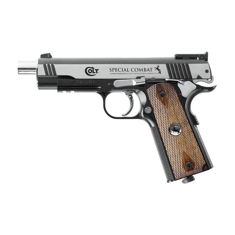 Umarex Colt Special Combat 4.5mm Havalı Tabanca + 10 Adet Co2 + 3 Adet 4.5mm BB + Taşıma Çantası + Balistik Gözlük