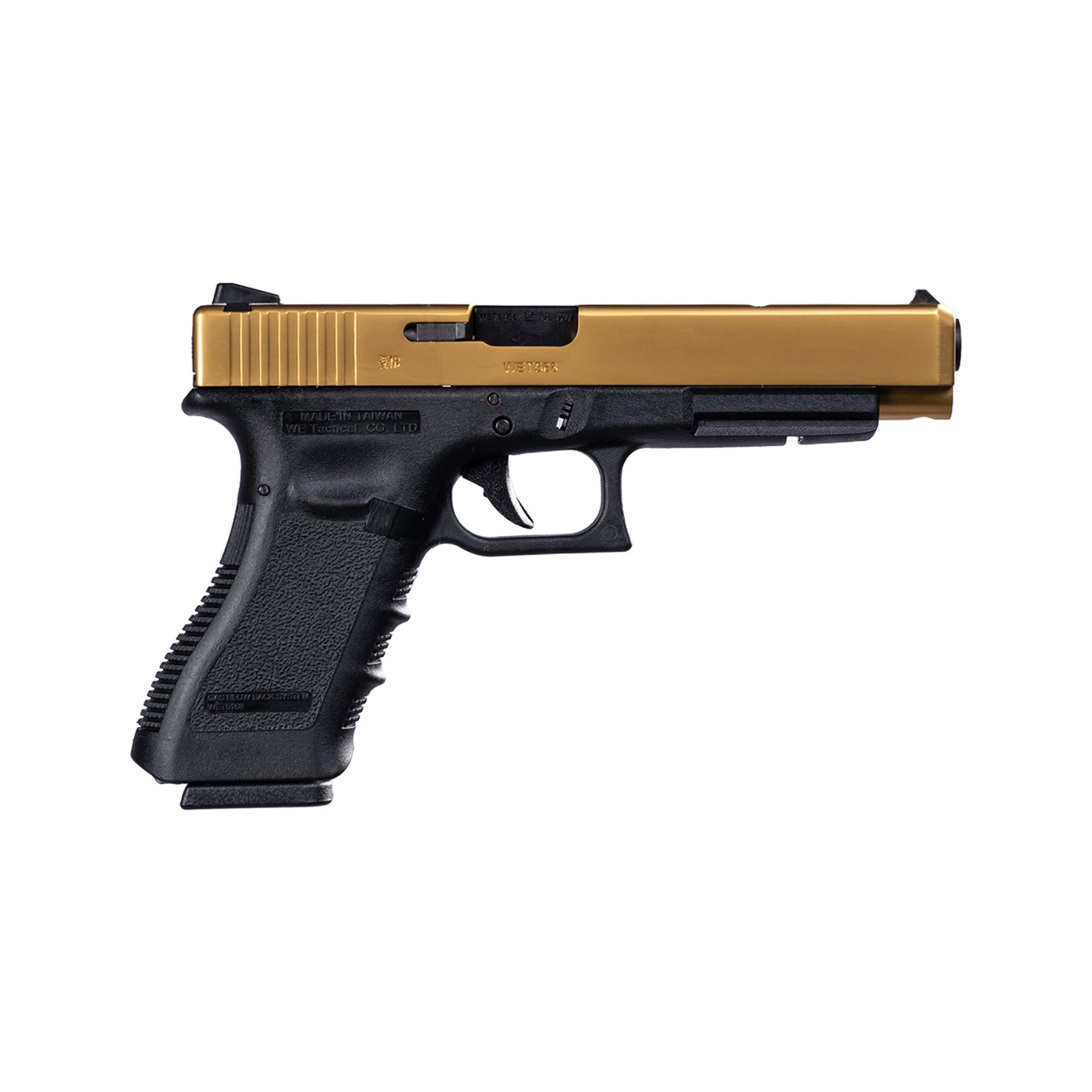 We Glock 34 Gen3 Titanium Gold Airsoft Tabanca