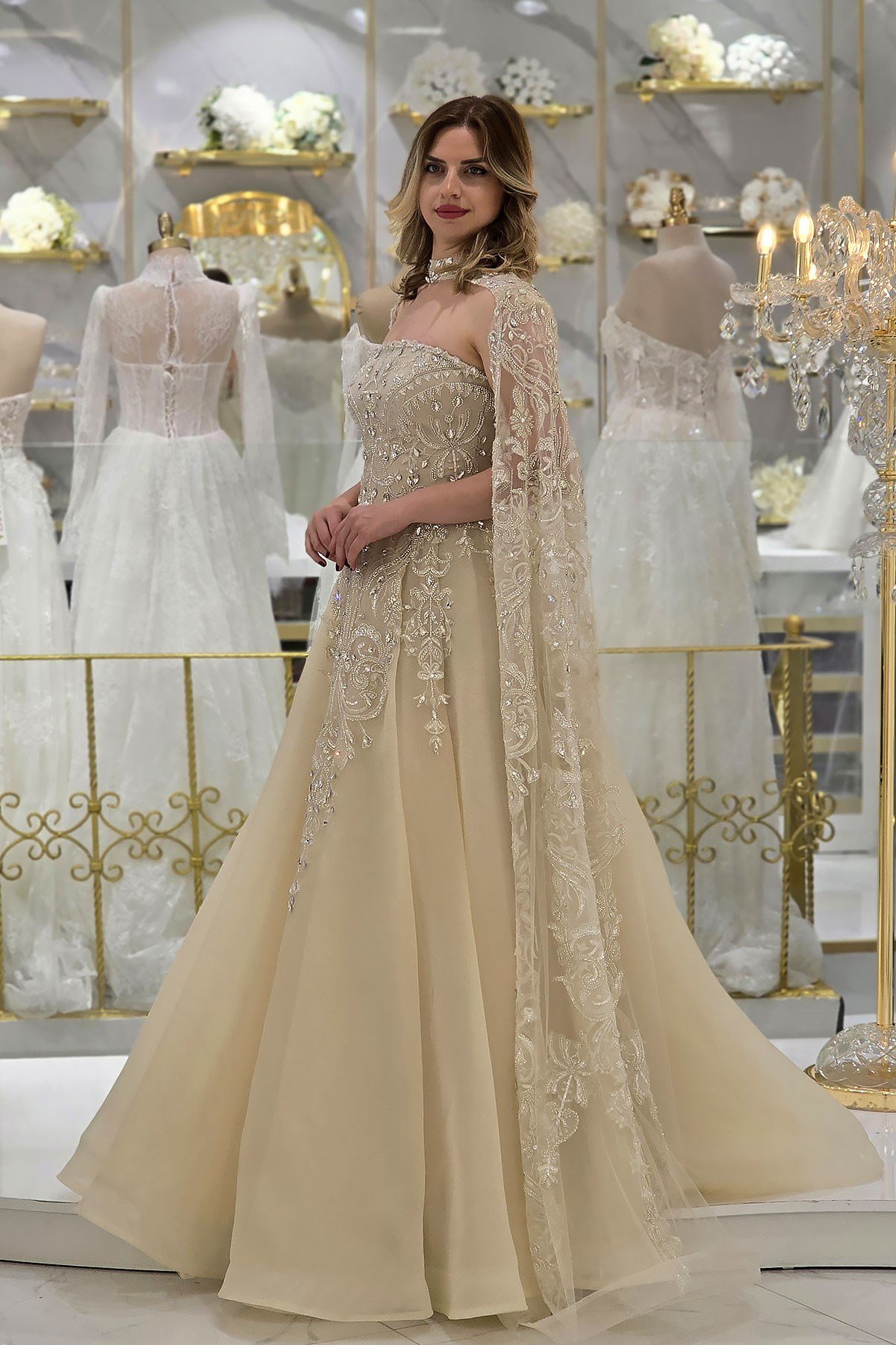 Bej Ync Nişanlık 8084