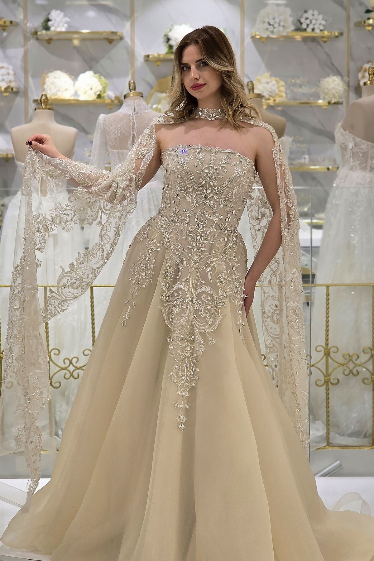 Bej Ync Nişanlık 8084