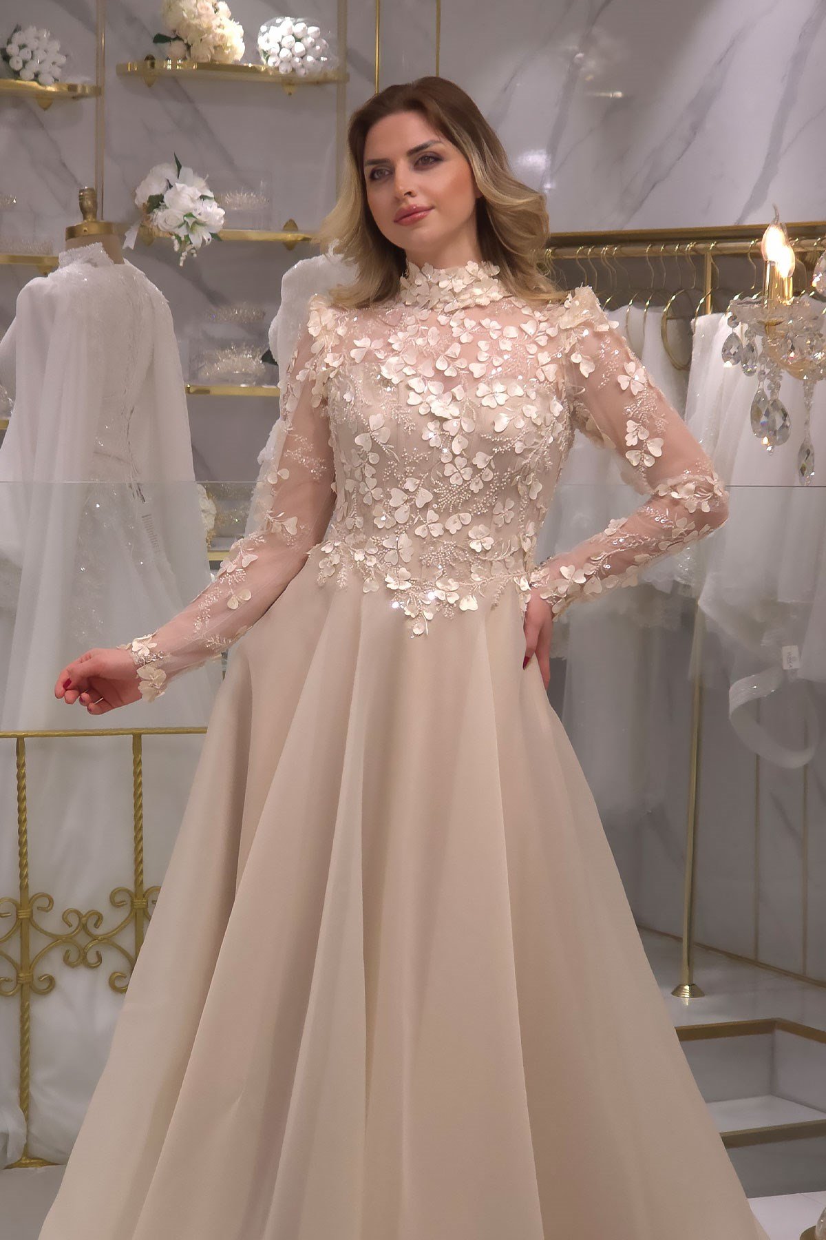 Bej Ync Nişanlık 8099