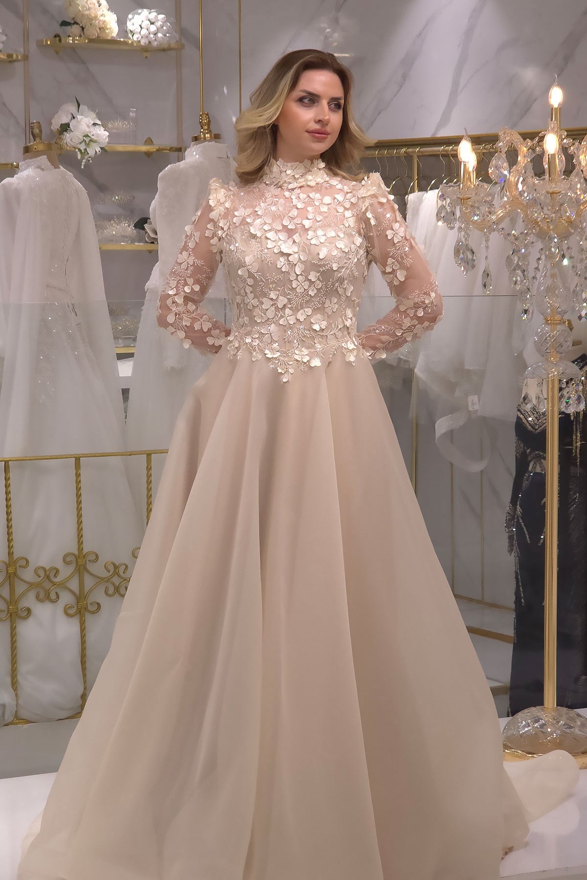 Bej Ync Nişanlık 8099