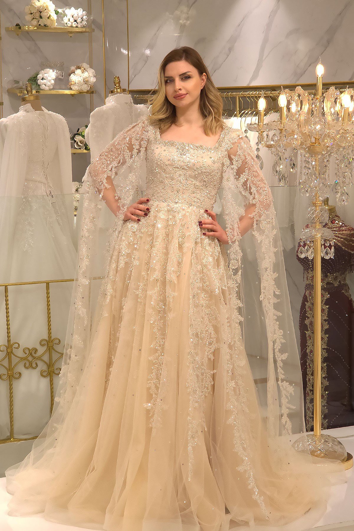 Bej Ync Nişanlık 8100