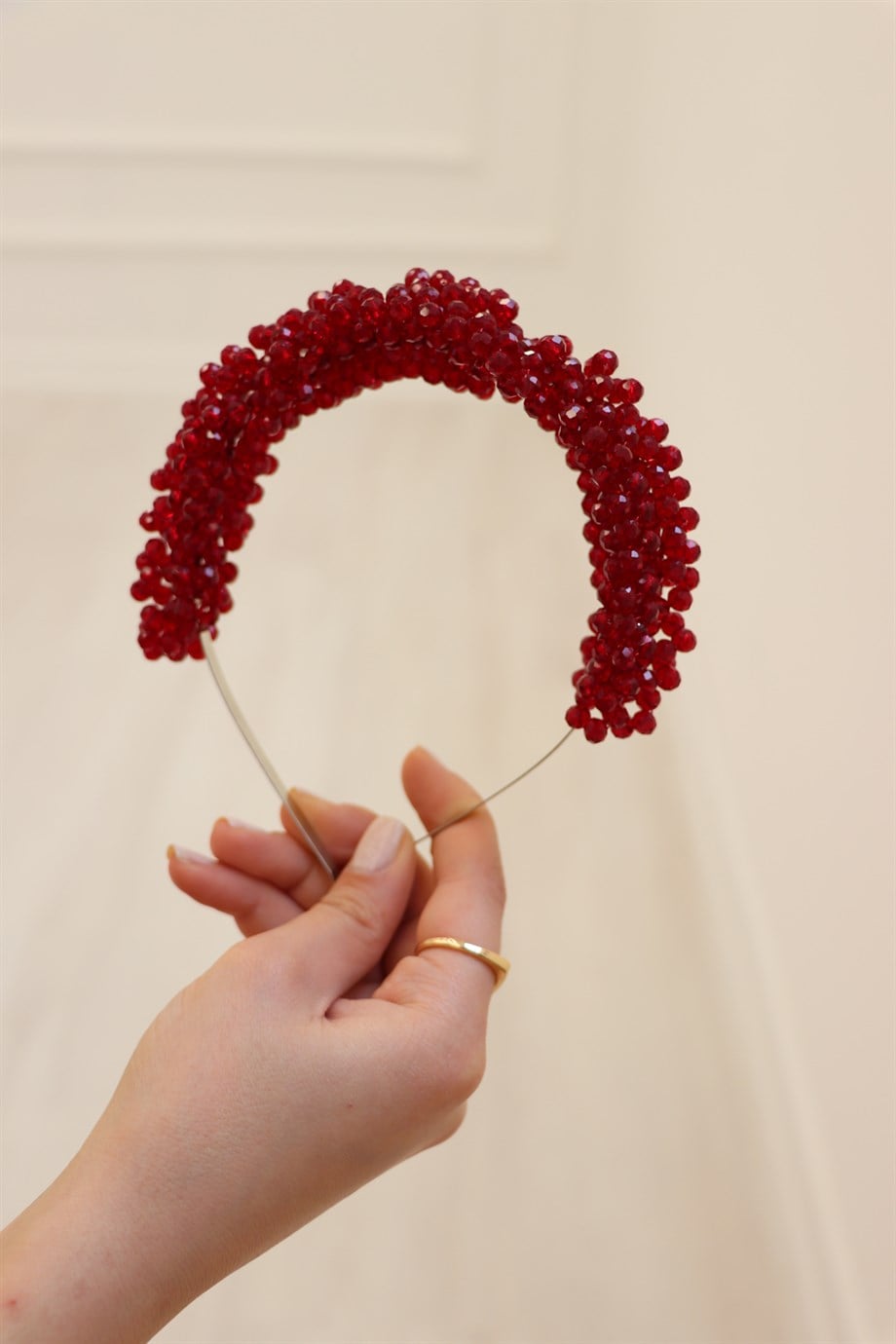 Bordo Abiye Tacı 0145