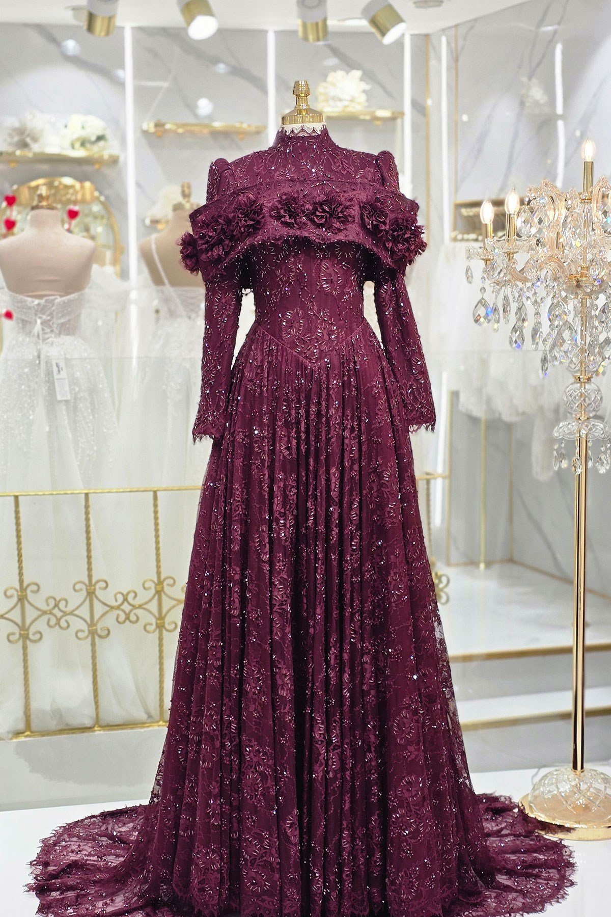 Bordo Ync Nişanlık 8069