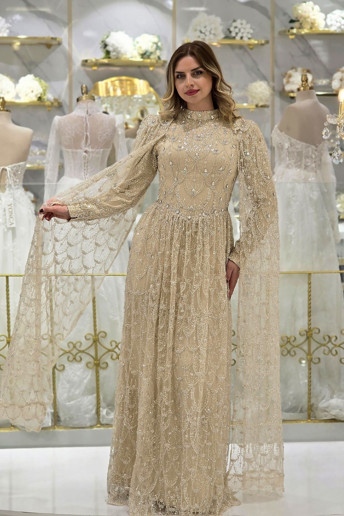 Gold Ync Tesettür Tasarım 8109
