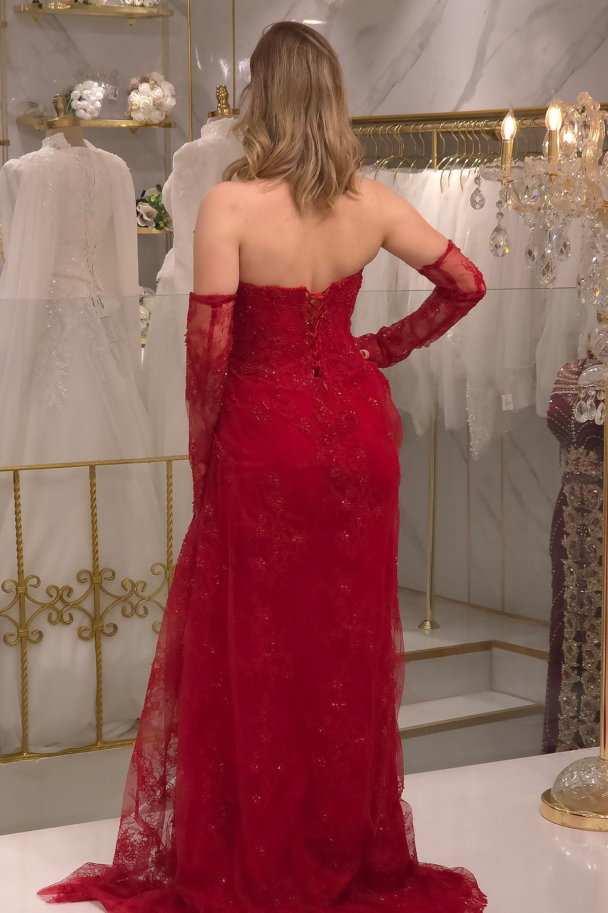 Kırmızı L.S Nişanlık 6017
