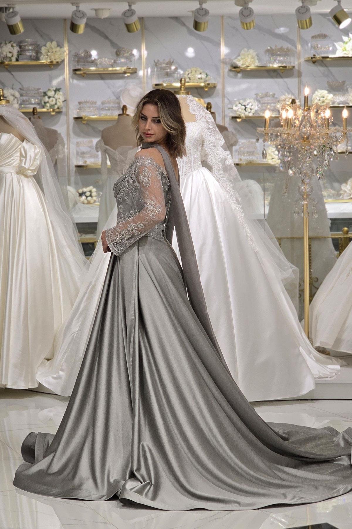 Küf Yeşili Romantik Nişanlık 8024