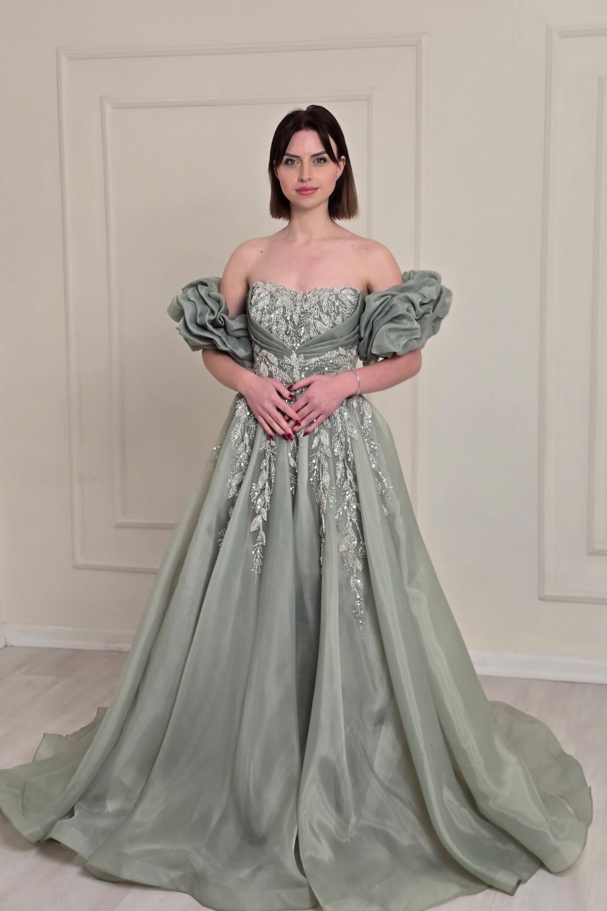 MIX-COLOR Özel Tasarım Abiye 4374