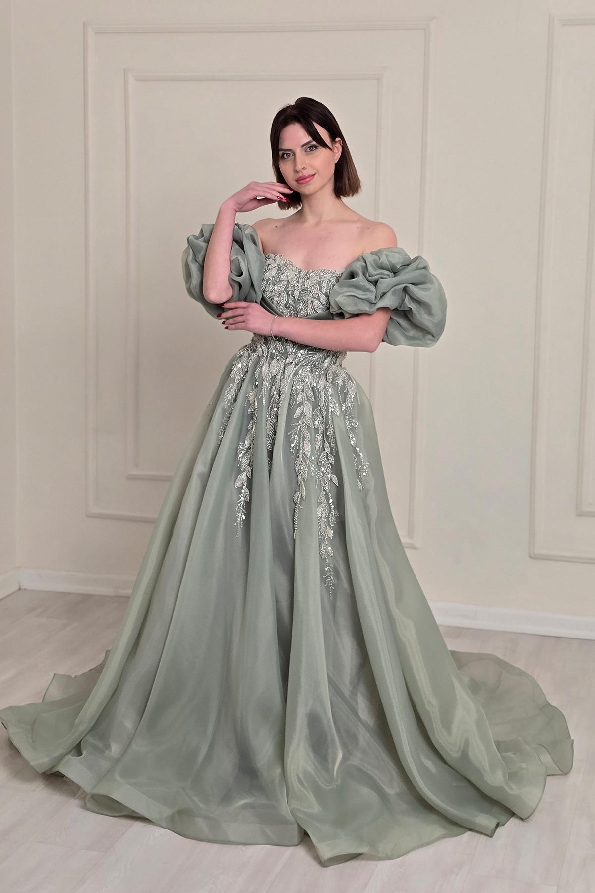 MIX-COLOR Özel Tasarım Abiye 4374