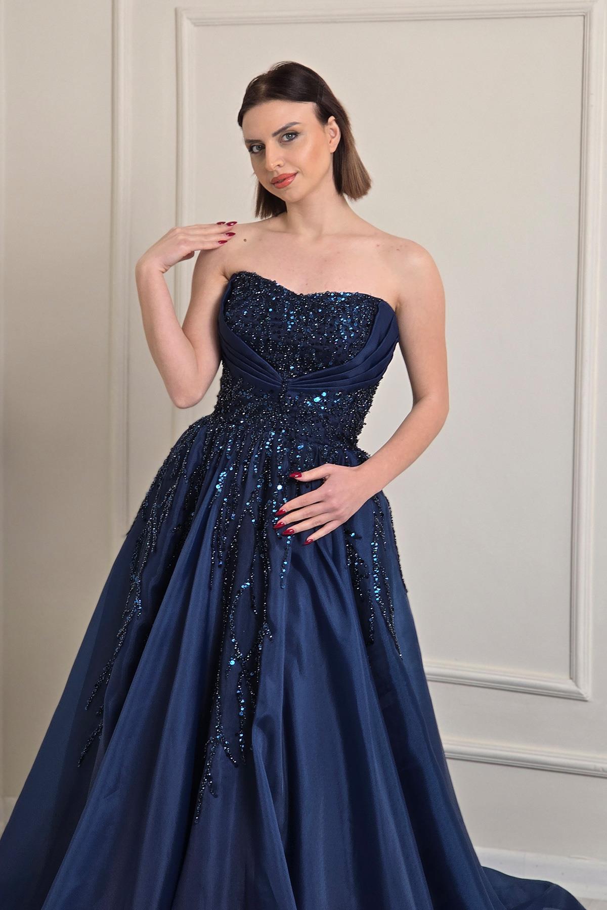 MIX-COLOR Özel Tasarım Abiye 4393