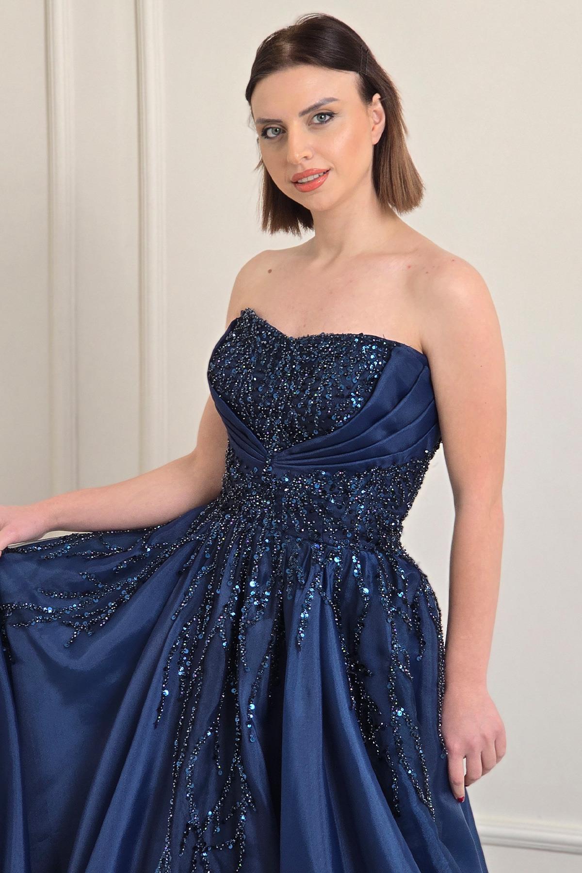 MIX-COLOR Özel Tasarım Abiye 4393