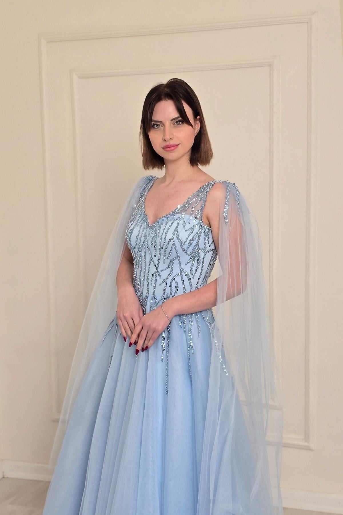 MIX-COLOR Özel Tasarım Abiye 4504