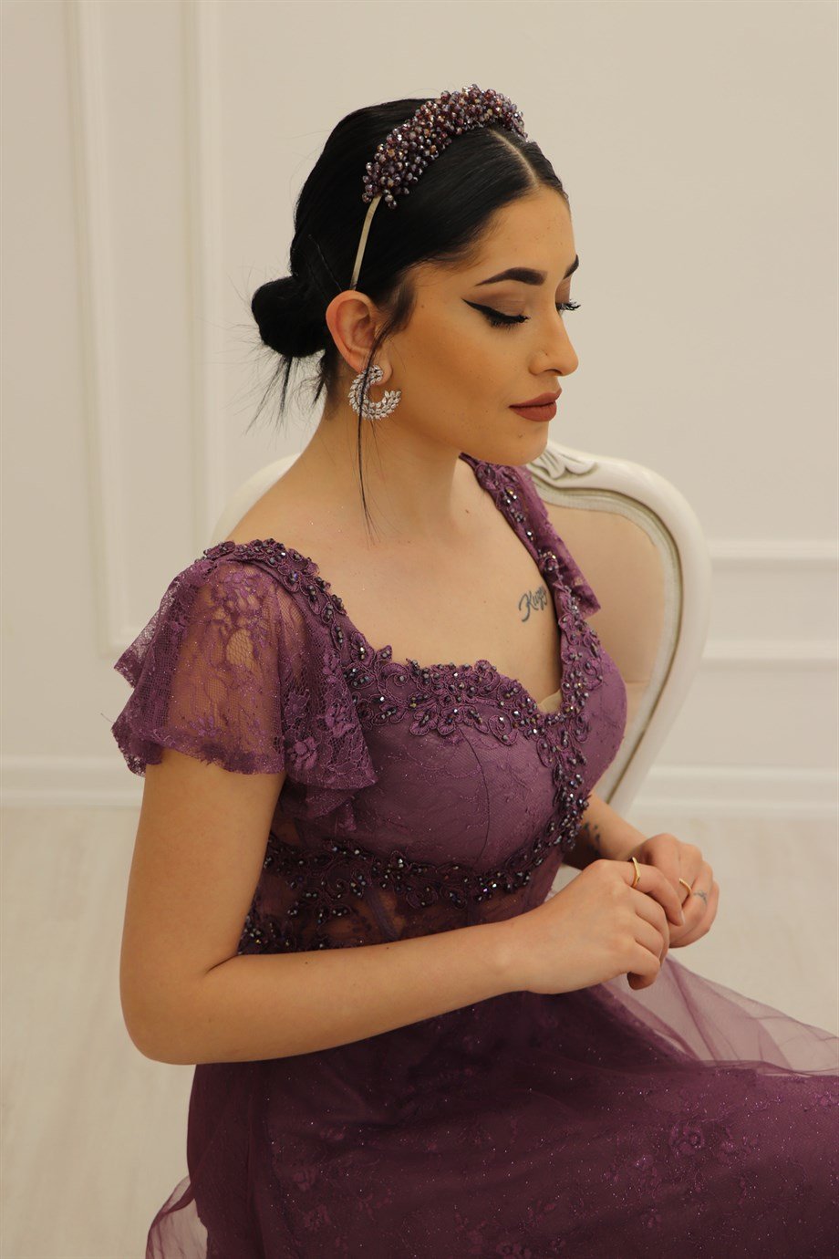 Mor Abiye Tacı 0041
